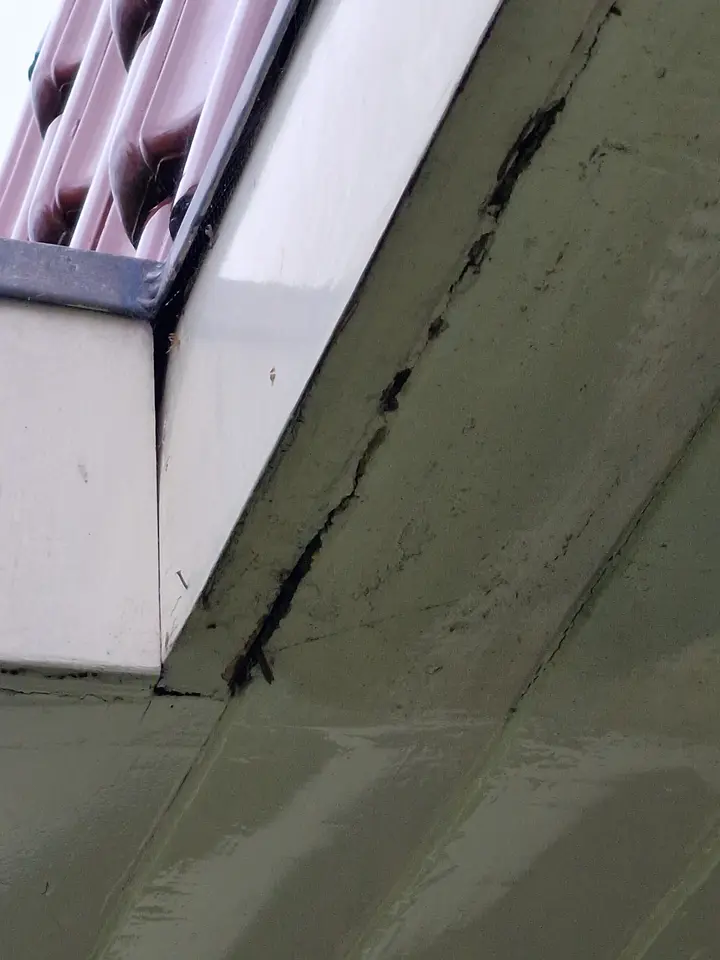 Houtrot bij een aansluiting van de dakkapel
